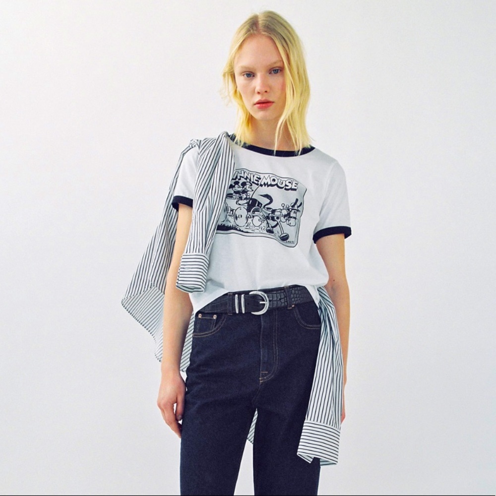 ❗️Last❗️Zara Mickey Mouse Disney Short sleeve T shirt